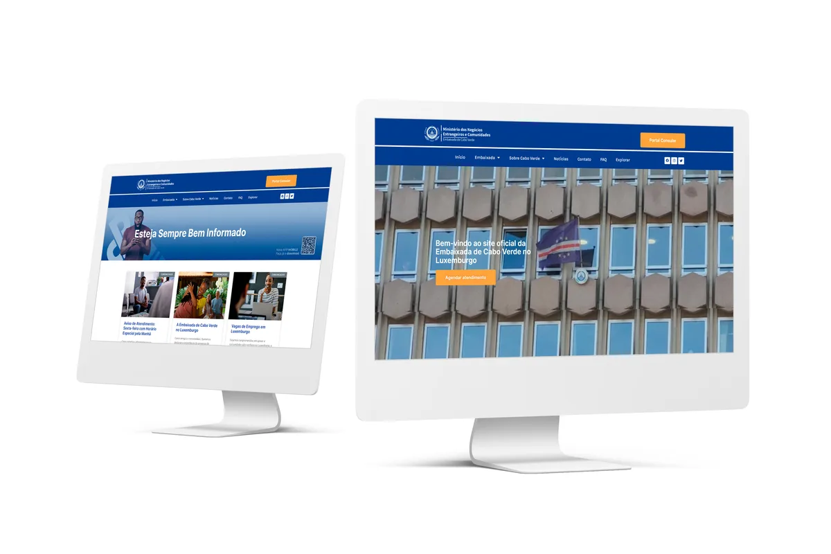 Website Embaixada
