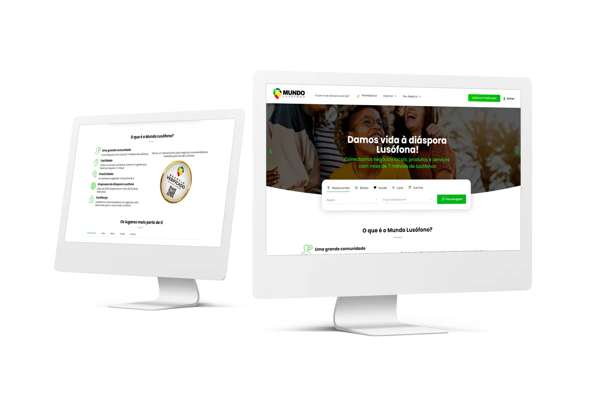 Website Mundo Lusófono